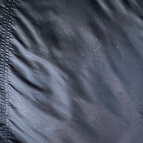 Yoki Black Nylon Jacket Polyester Filling Zipper Pocket Details Woman's Medium - Picture 12 of 12